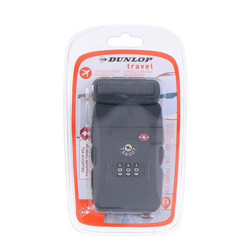 Dunlop - Sangle de sécurité pour valise avec code TSA (gris)