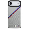 Custodia MagSafe per iPhone Air con logo tricolore in metallo BMW M (grigio)