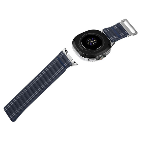 PASEK DO GALAXY WATCH 8 | 8 CLASSIC 40 44 46 mm SPIGEN NYLONOWY GRANATOWY