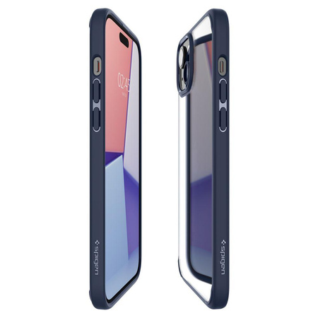 Spigen Ultra Hybrid - Etui do iPhone 15 (Granatowy)