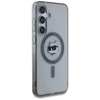Karl Lagerfeld Knopf Choupette Kopf gedruckt Logo MagSafe - Samsung Galaxy S25 Fall (schwarz)