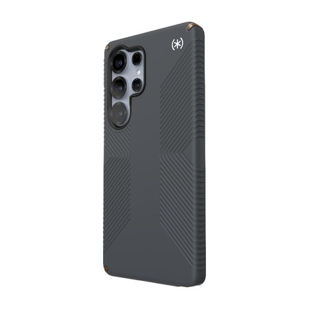 Speck Presidio2 Grip Magnet - Samsung Galaxy S25 Ultra MagSafe tok (szénszürke/hideg bronz/fehér)