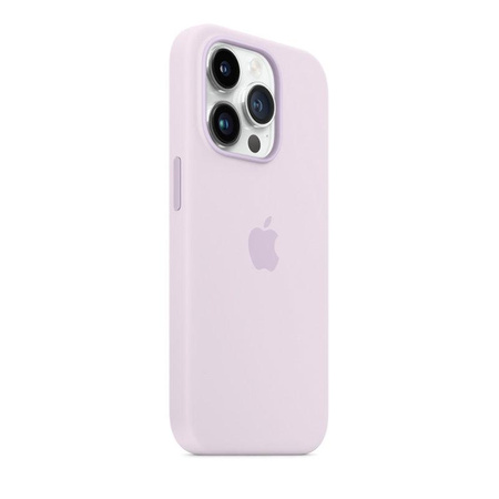 Apple Silicone Case - Silikonowe etui z MagSafe do iPhone 14 Pro (liliowy)