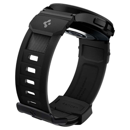 Spigen Rugged Band - Pasek do Samsung Galaxy 4 / 4 Classic / 5 / Active 2 / Huawei Watch  GT 2 42 mm (Czarny)