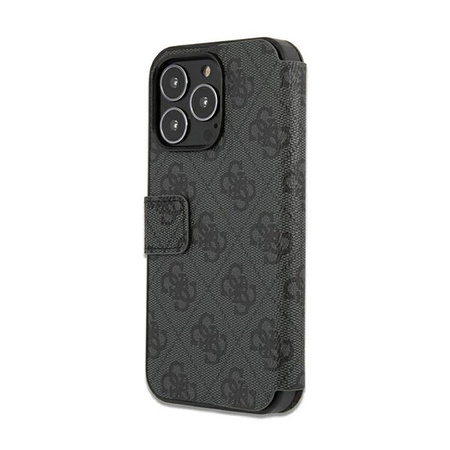 Pouzdro Guess Booktype 4G Big Metal Logo - iPhone 13 Pro Max (šedé)