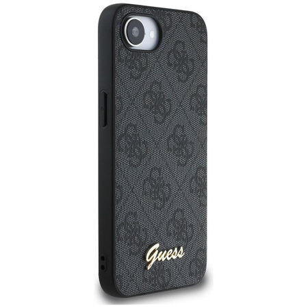 Guess 4G Script Logo MagSafe - Case for iPhone 16e (black)