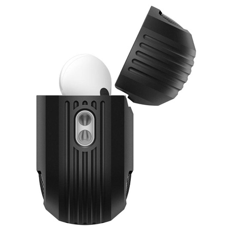 Spigen Rugged Armor - Hülle für Apple AirPods Pro 3 (Matte Black)