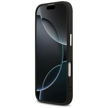 ETUI DO IPHONE 17 do MAGSAFE GUESS ORYGINALNE CZARNE SKÓRZANE MODNE CASE