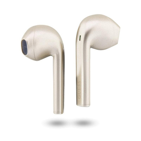 Guess True Wireless Script Logo BT5.3 - TWS casque + étui de chargement (or)