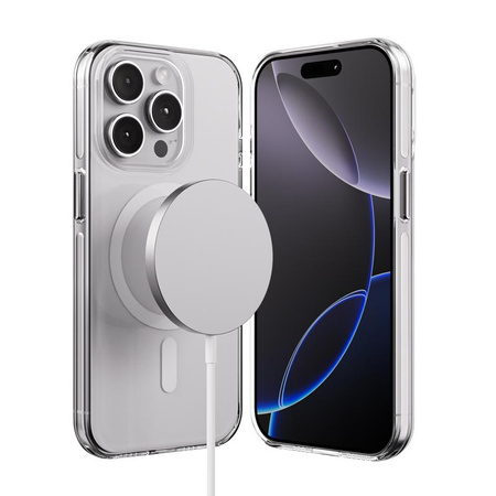 Crong Clear MAG Pro - iPhone 15 Pro MagSafe tok (átlátszó)