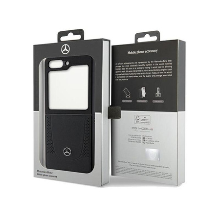 Mercedes Leather Urban Line - Samsung Z Flip 5 Tasche (schwarz)