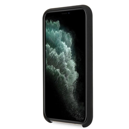 Guess Silicone Vintage - iPhone 11 Pro Max Tasche (schwarz)