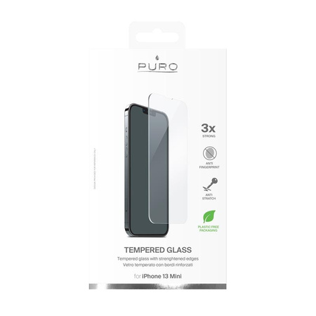 PURO edzett képernyővédő üveg iPhone 13 Mini készülékhez