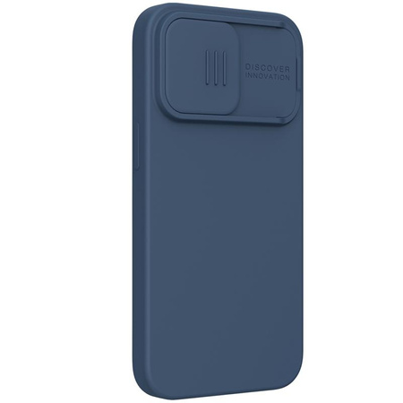 Nillkin CamShield Silky - Étui pour Apple iPhone 13 Pro avec protège-appareil photo (bleu nuit)