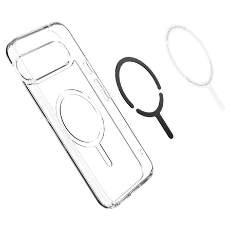Spigen Ultra Hybrid OneTap Ring MagSafe - Étui pour Google Pixel 9 Pro (Blanc)