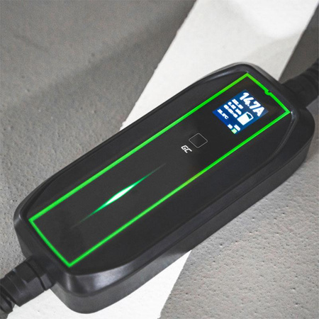 Green Cell - GC EV PowerCable 3.6kW Schuko - Type 2 mobile charger for charging electric cars and plug-in hybrids