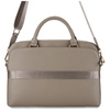Guess Grained Zipper Pocket Triangle Logo - 15" Notebook Bag (brown)