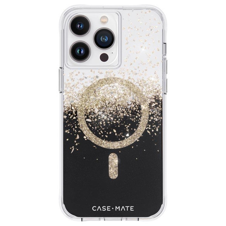 Case-Mate Karat MagSafe - iPhone 14 Pro Tasche mit Onyx verziert (Onyx)