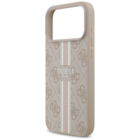 Guess 4G Printed Stripes MagSafe - Hülle iPhone 17 Pro Max (rosa)