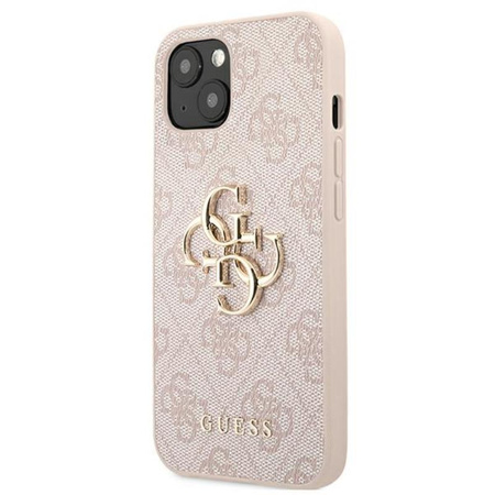 Guess 4G Big Metal Logo - Coque iPhone 13 (rose)