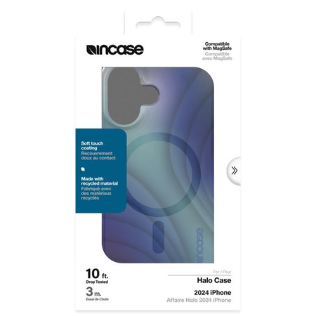 Incase Halo Case MagSafe - pouzdro pro iPhone 16 (Tidal Ocean)