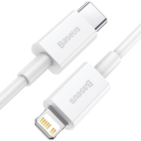 Baseus Superior Series - USB-C to Lightning PD 20W connection cable 1m (white)