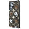 Guess 4G Imprimé motif pivoine coloré MagSafe - étui pour Samsung Galaxy S25 Ultra (marron)
