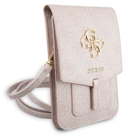 Guess 4G Big Metal Logo Phone Bag - Sac avec compartiment pour smartphone (rose)