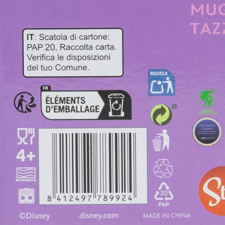 Disney Stitch - 3D kerámia bögre díszdobozban az Angyal kollekcióból 375 ml