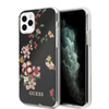 Guess Flower Shiny Collection N4 - pouzdro pro iPhone 11 Pro (černé)