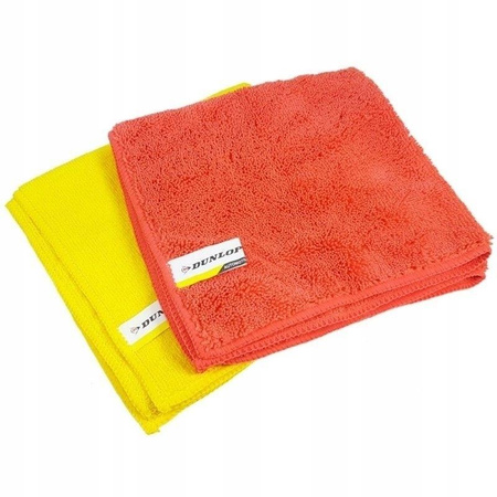 Dunlop - Chiffons en microfibres 40cm x 40cm (2pcs).)