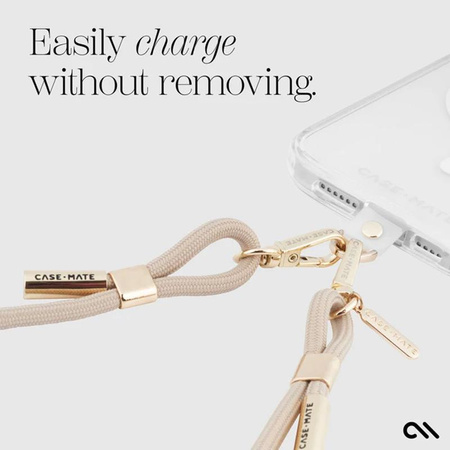 Case-Mate Phone Crossbody Rope - Phone lanyard / shoulder strap (Beige)