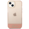 Průsvitné pouzdro Guess - iPhone 14 Plus (růžové)