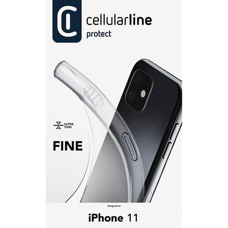 Cellularline Fine - Case for iPhone 11 (Transparent)
