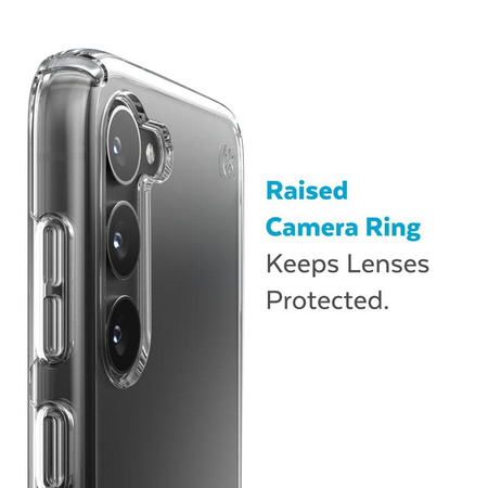 Speck Presidio Perfect-Clear - Samsung Galaxy S23 Gehäuse mit MICROBAN Beschichtung (Klar)