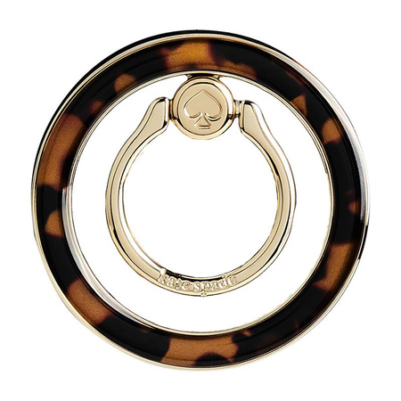Kate Spade New York mágneses gyűrűtartó - MagSafe ujjtartó állvány funkcióval (Tortoiseshell)