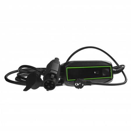 Green Cell - GC EV PowerCable 3.6kW Schuko - 1. típusú mobil töltő elektromos autók és plug-in hibridek töltéséhez