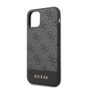 Guess 4G Bottom Stripe Collection - Etui iPhone 11 Pro (szary)