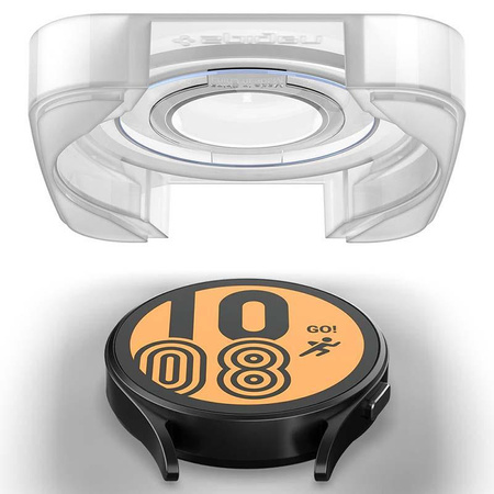 Spigen GLAS.TR EZ FIT 2-Pack - Verre trempé pour Samsung Galaxy Watch 4 / 5 44 mm (2 pcs)
