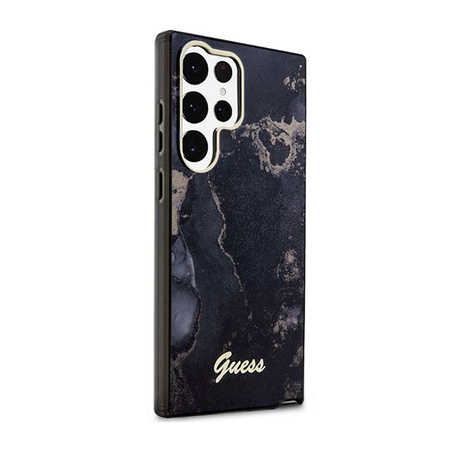 Guess Golden Marble Collection - Samsung Galaxy S23 Ultra Case (black)