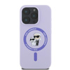Karl Lagerfeld Silikon Karl & Choupette Ring MagSafe - iPhone 16 Pro Tasche (lila)