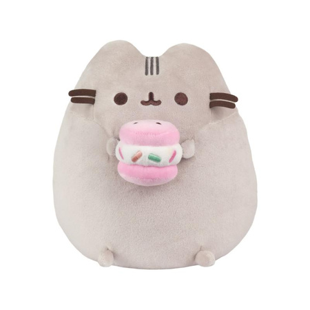 PUSHEEN KATZENMASKOTTE MIT EISKERZE, Plüschkatze, kuschelig, 24 cm