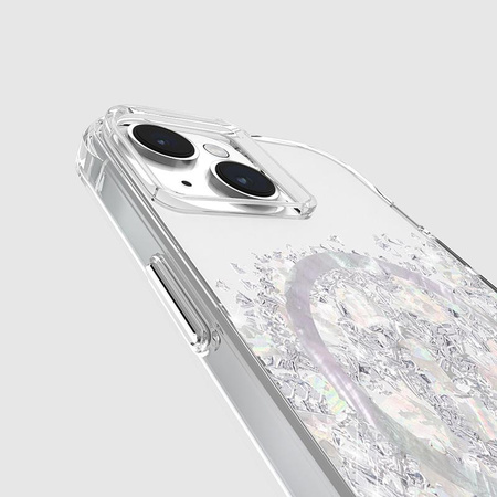 Case-Mate Karat MagSafe - iPhone 15 / iPhone 14 / iPhone 13 Hülle verziert mit Perlmutt (A Touch of Pearl)