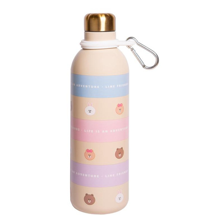 Line Friends - Butelka termiczna ze stali nierdzewnej 500 ml