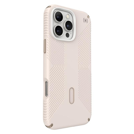 Speck Presidio2 Grip ClickLock & MagSafe - iPhone 16 Pro Max Case (Bleached Bone / Heirloom Gold / Hazel Brown)