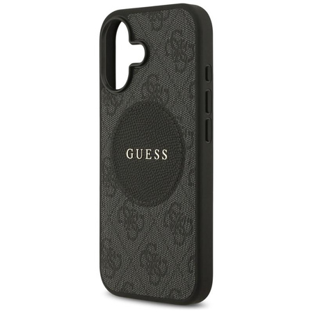 Guess 4G Circle Classic Logo MagSafe – Pouzdro iPhone 17 (Černá)