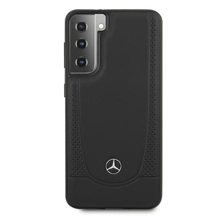 Mercedes Leather Urban Line - Samsung Galaxy S21 Case (black)