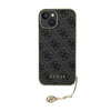 Guess 4G Charms Collection - Coque pour iPhone 15 (gris)