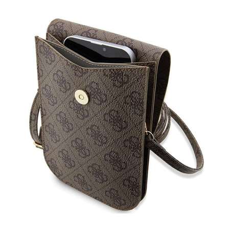 Guess 4G Stripes - Crossbody telefontáska (barna)