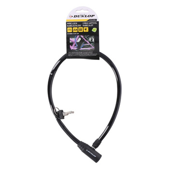 Dunlop - Cable , anti-theft clasp for bicycle (black)